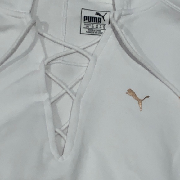 NEW w/o TAGS- Puma half sleeve Hoodie sz L - Picture 4 of 6
